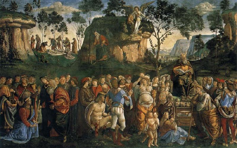 Luca Signorelli Testament and death Moses oil painting picture